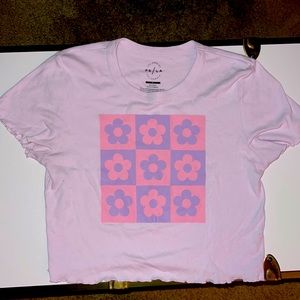 cropped graphic tee from pacsun womens small